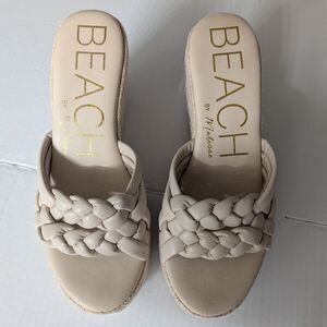 Beach by Matisse Cream Braided Sandals